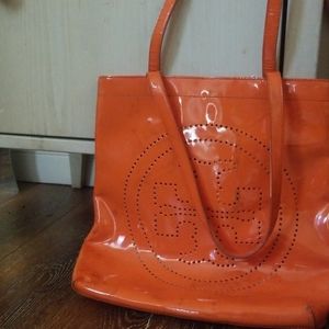 Tory Burch Patent Leather Tote